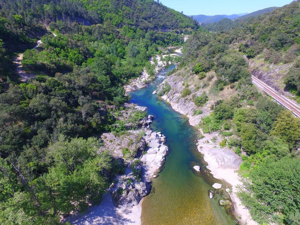 Apart'Hotel Les 4 Sources Corbes Bagian luar foto